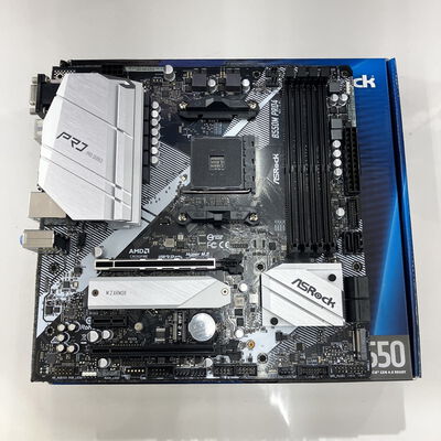 【佐賀南部バイパス店】中古  ASRock B550M Pro4 (B550 AM4 mATX DDR4) 142938 