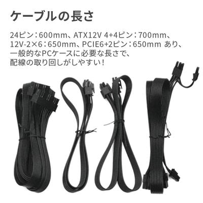 ドスパラセレクト  750W-GOLD-ATX31-BK (750W ブラック) 