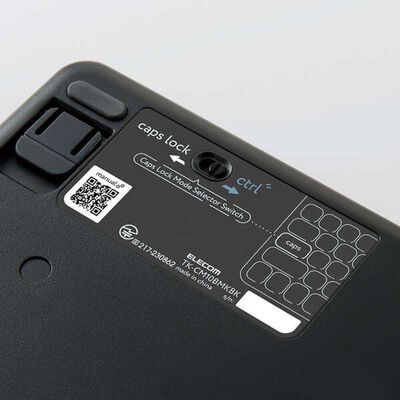 エレコム  Bluetoothミニキーボード TK-CM10BMKBK (ブラック) 