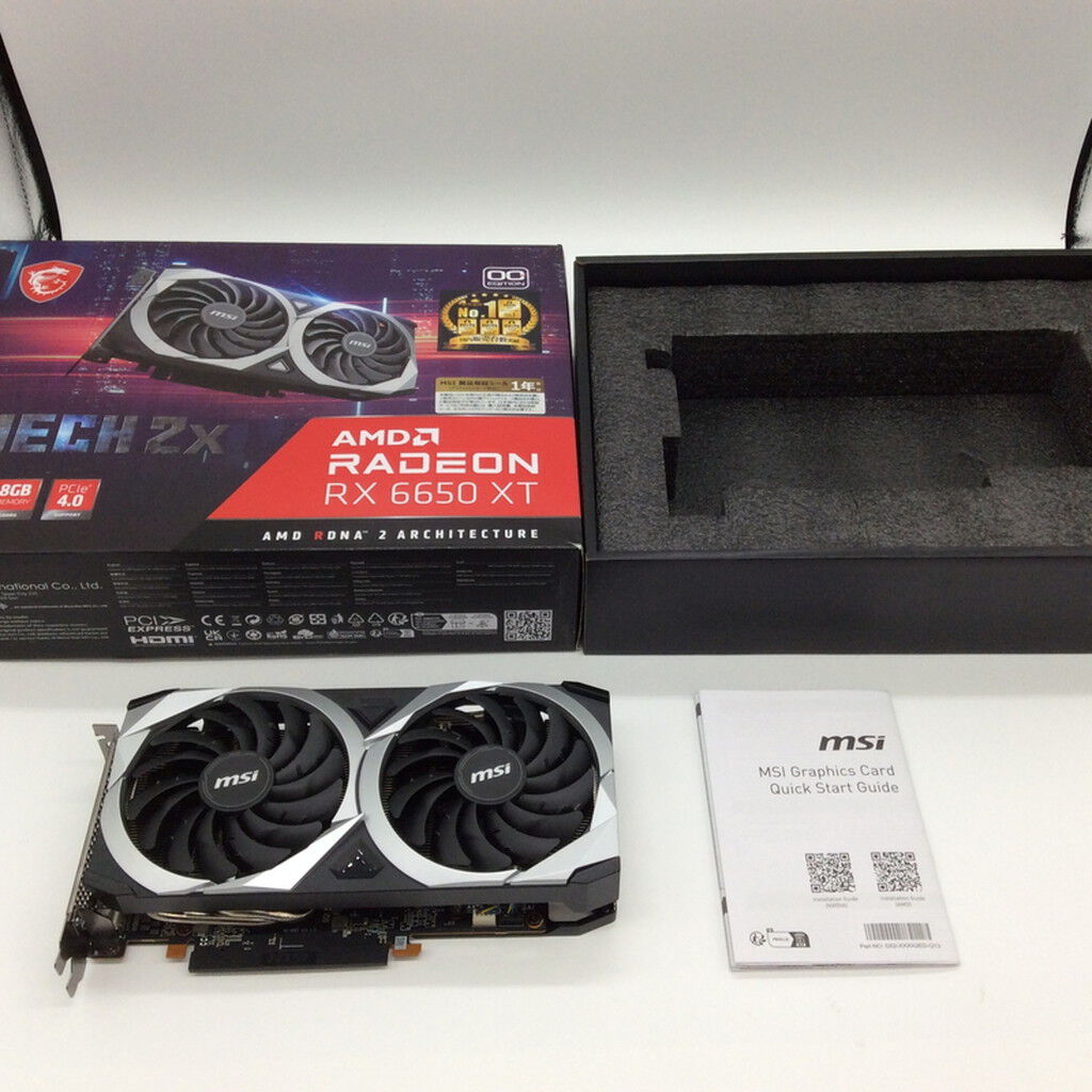 中古 MSI Radeon RX 6650 XT MECH 2X 8G OC (RX 6650XT 8GB