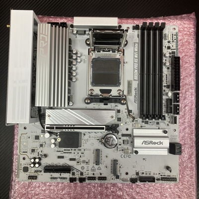 【富士青葉店】中古  ASRock B850M Pro RS WiFi White (B850 AM5 mATX) 5070001907 