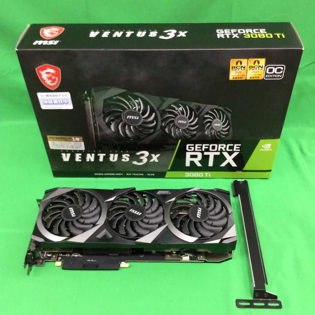 中古 MSI GeForce RTX 3080 Ti VENTUS 3X 12G OC (RTX3080 12G