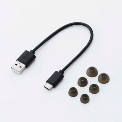 エレコム  LBT-TWS19BK (完全ワイヤレスヘッドホン ブラック) 