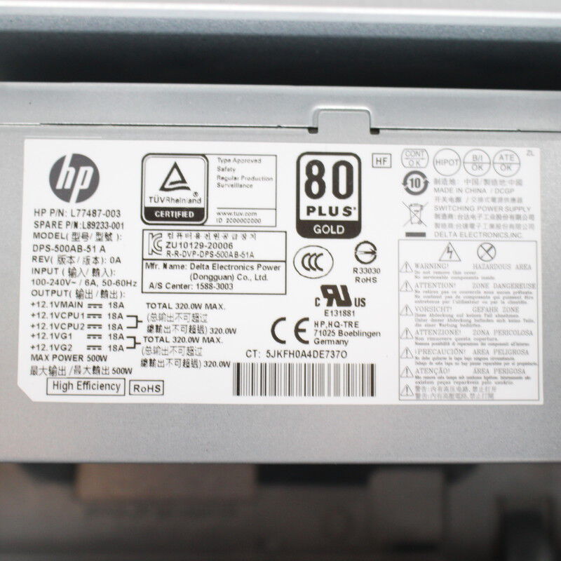 中古 HP Pavilion Gaming TG01-1155jp(Intel Core i7 10700F/16GB DDR4