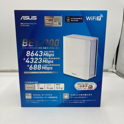 【福井日之出店】中古  ASUS RT-BE14000 (11be 無線LANルーター) 5200001109 