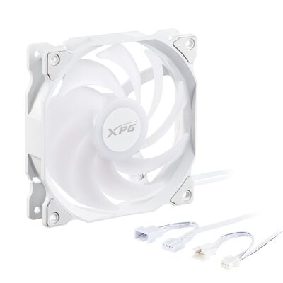 ADATA  VENTO 120 ARGB PWM VENTO120ARGBPWM3C-WHCWW (120mm ホワイト 3個パック) 
