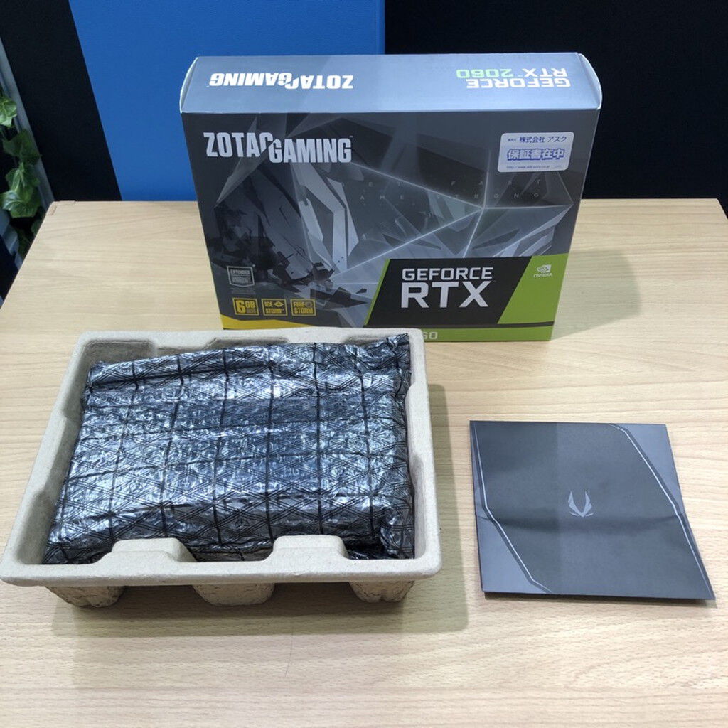 中古 ZOTAC ZT-T20600F-10M(RTX2060 6G GDR6 TwinFan) 138901