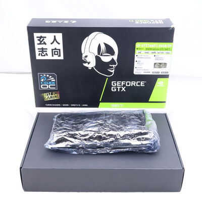 【通販センター】中古  玄人志向 GF-GTX1660Ti-E6GB/DF（GTX1660Ti 6GB） 3480041933 