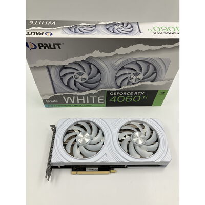 【秋葉原本店】中古  Palit NE6406T019P1-1048L(RTX4060Ti WHITE 8G) 175561【8/14価格改定!】 