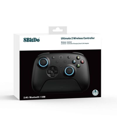 8BitDo  Ultimate 2 Wireless Black (ワイヤレス ゲームパッド ブラック) 