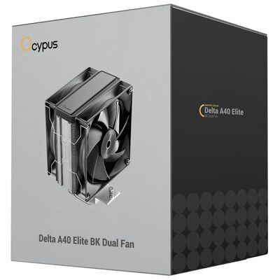 Ocypus  Delta A40 Elite Dual Fan Delta-A40-BK2NNWN00X-GL (120mm ブラック デュアルファン) 
