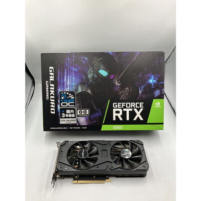 【座間相武台】中古  玄人志向 GALAKURO GAMING GG-RTX3060-E12GB/OC/DF 3480038997 