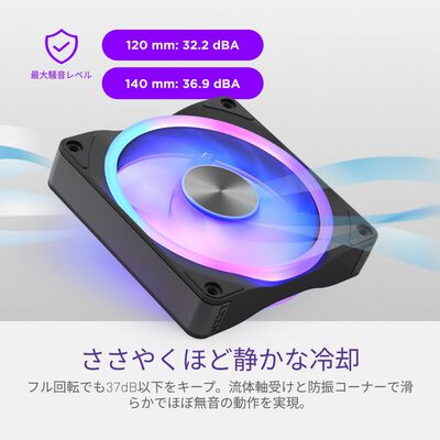 NZXT  F360U Ultra RGB Black RF-E36US-BA (360mm ARGB ブラック) 