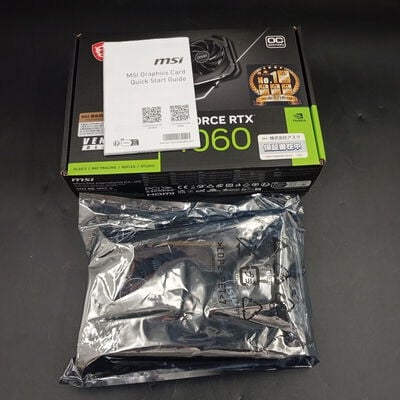 【大須店】中古  MSI GeForce RTX 4060 VENTUS 2X BLACK 8G OC (RTX4060 8GB) 158792 