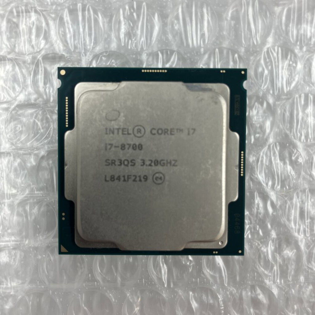 中古 INTEL Core i7 8700 (1151/3.20GHz/12M/C6/T12) 136198 （350393