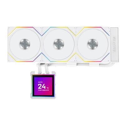 Lian-Li  HydroShift II LCD-S 360 TL GHS2LCDS36TW (360mm ホワイト) 