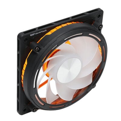 darkFlash  DE8R DF-DE8R-B-HQ1 (120mm ブラック ARGB リバースファン) 