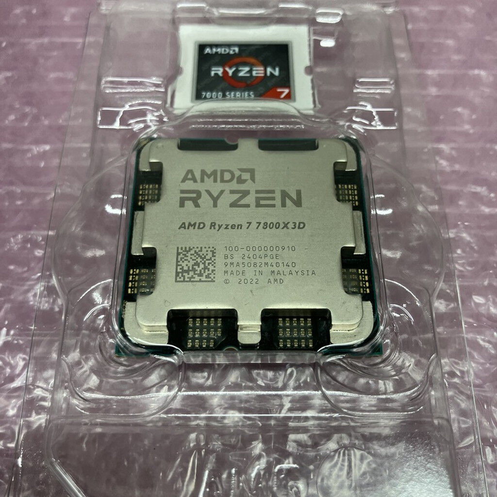 中古 AMD Ryzen 7 7800X3D (AM5/4.2/104M/C8/T16/120W) 157139