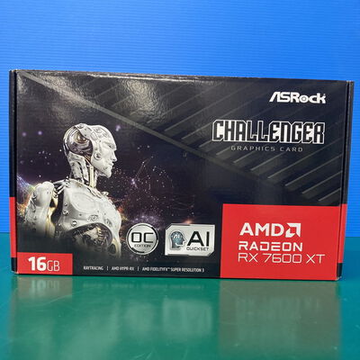 【神戸・三宮店】中古  ASRock RX7600XT CL 16GO(RX7600XT Challenger OC 16GB) 166368 