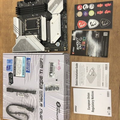【宇都宮鶴田店】中古  MSI MPG B760M EDGE TI WIFI (B760 mATX DDR5) 167317 