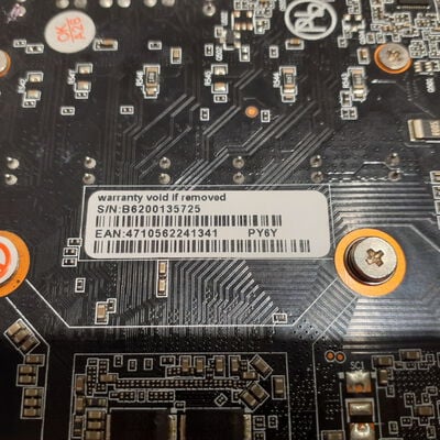 【鹿児島店】中古  Palit NE6166S018J9-161F (GTX1660 SUPER StormX) 141212