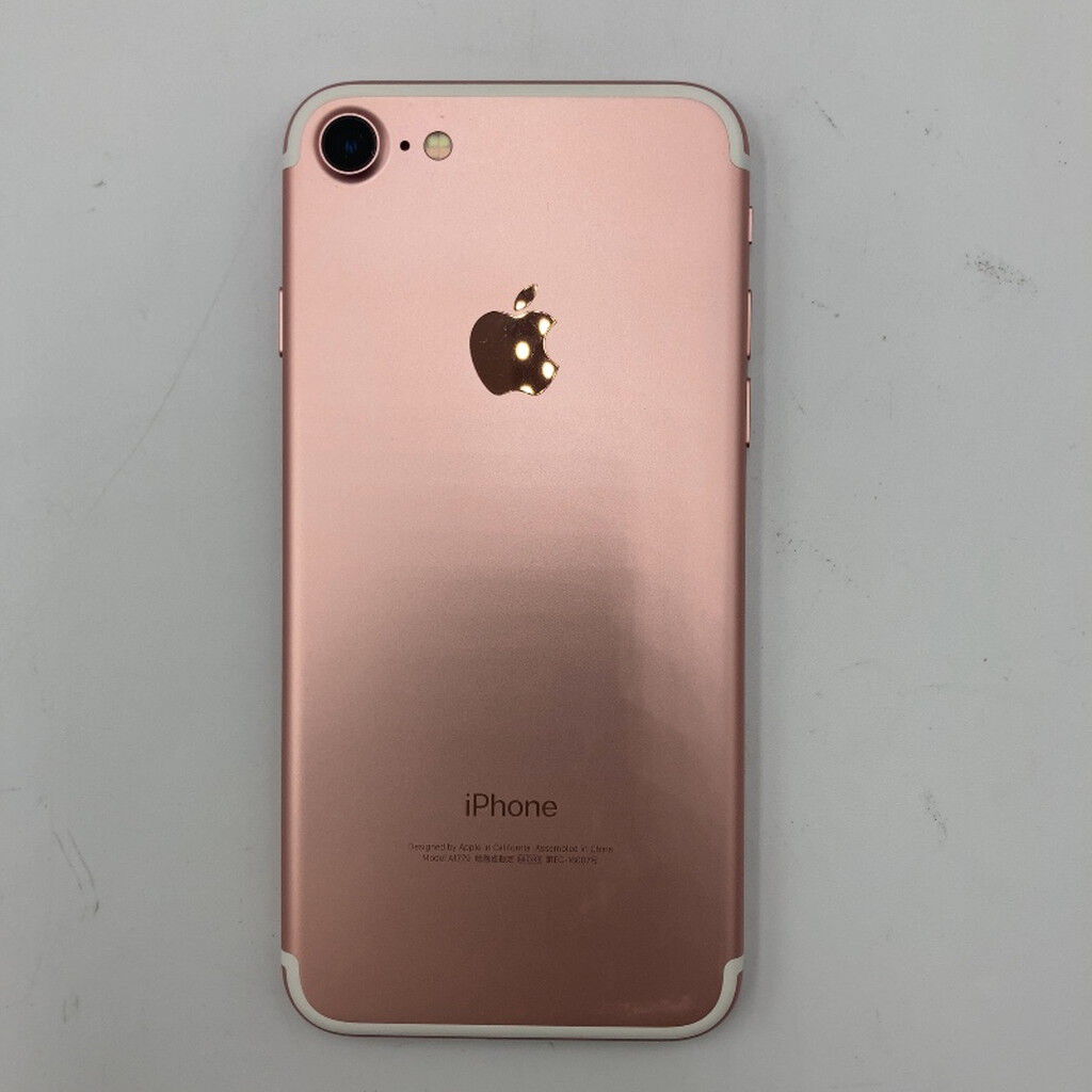 中古 【SIMロック解除済み】【docomo】 iPhone7 32GB (ローズゴールド