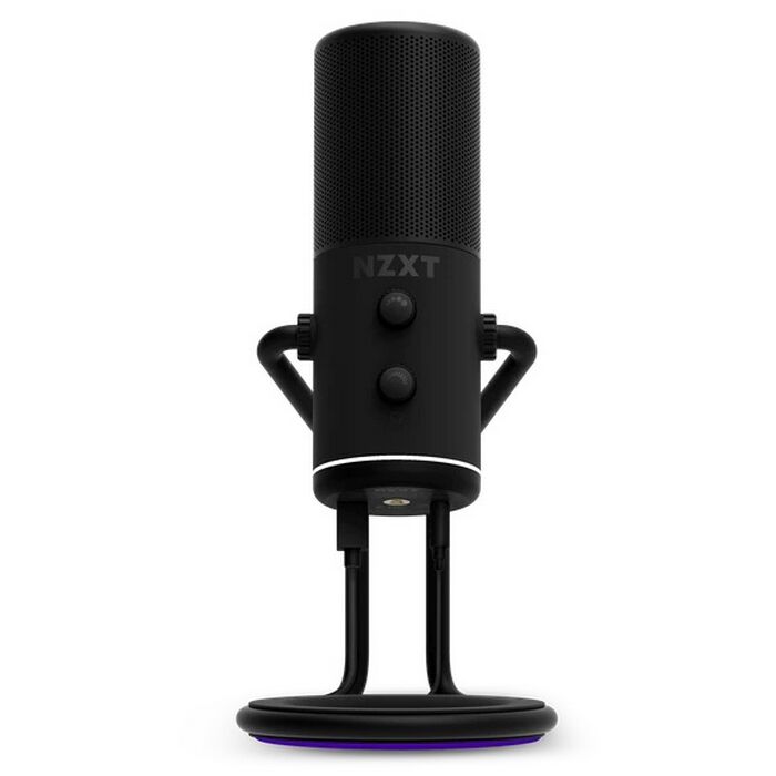 NZXT CAPSULE BLACK カーディオイドUSBマイク AP-WUMIC-B1 (マットブラック)