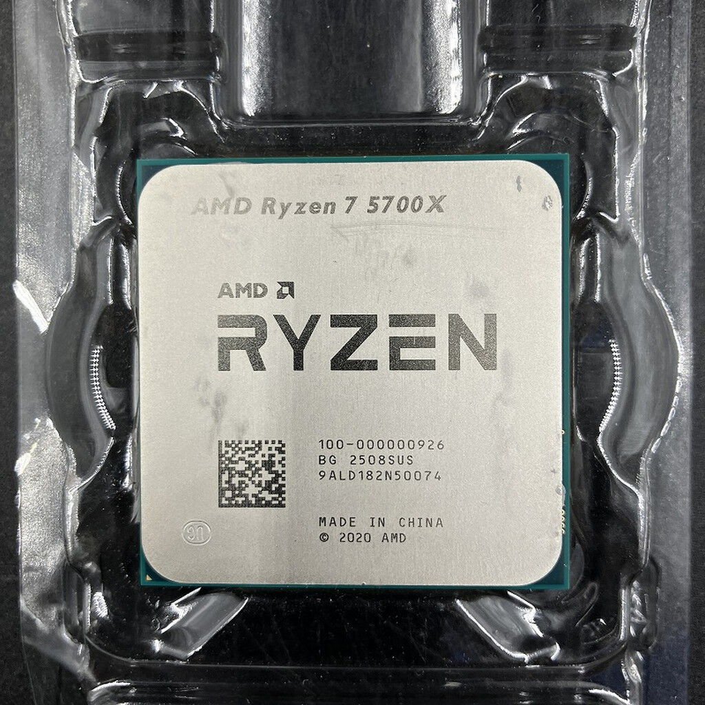 中古 AMD Ryzen 7 5700X (AM4/3.4GHz/36M/C8/T16/65W) 150182