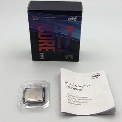 【甲府飯田店】中古  INTEL Core i7 8700K (1151/3.70GHz/12M/C6/T12) 136197 
