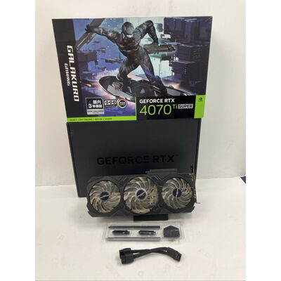 【仙台店】中古  玄人志向 GG-RTX4070TiSP-E16GB/EX/TP2 (RTX4070Ti SUPER 16GB) 3240008959 