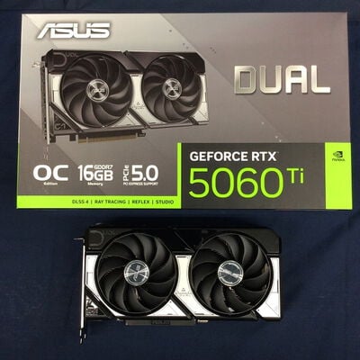 【川崎店】中古  ASUS DUAL-RTX5060TI-O16G (RTX5060Ti 16G) 178229 