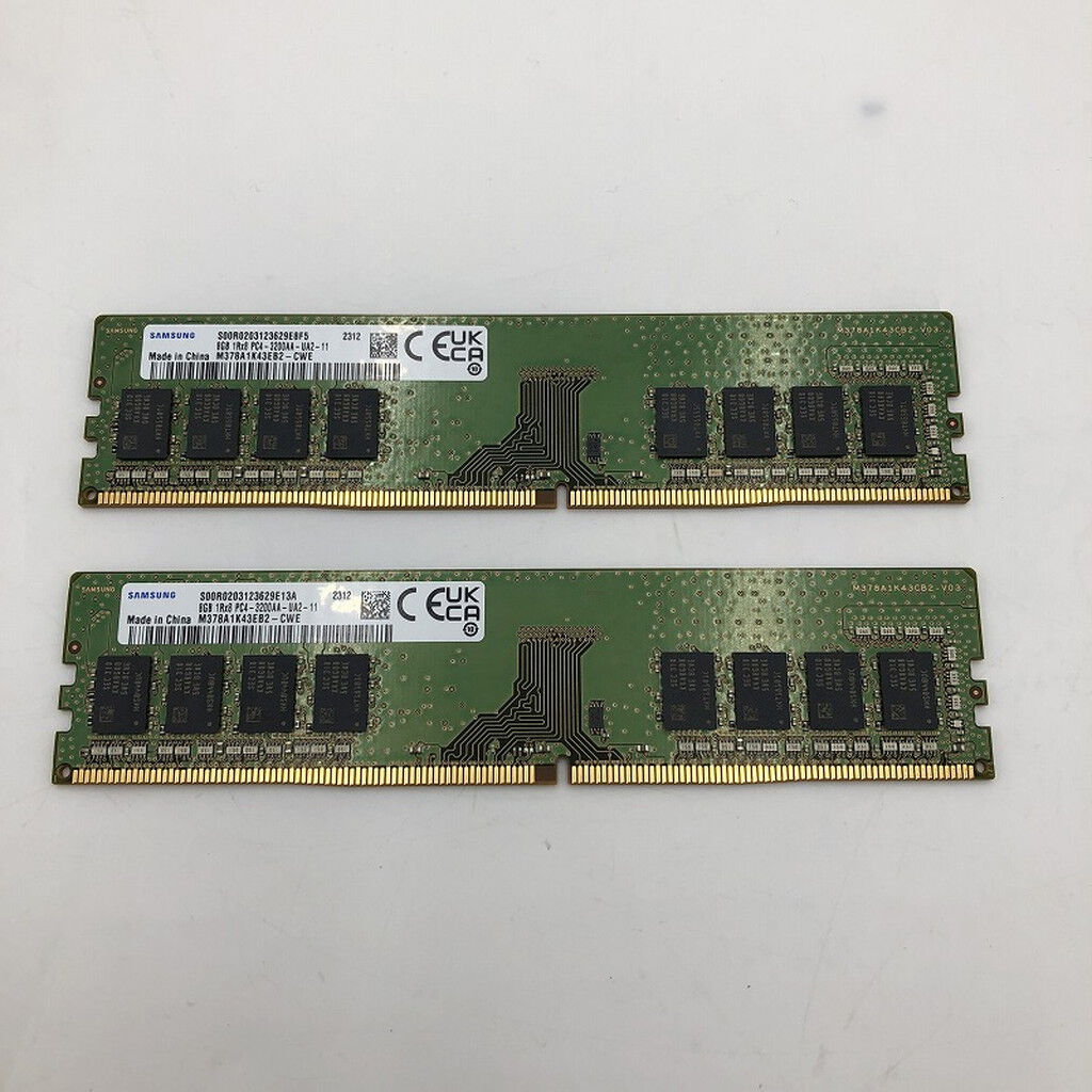 ドスパラセレクト DDR4 3200 8GB 2枚組 メモリ　最終値 中古 8GB 2枚組(合計16GB) PC4-25600/DDR4-3200 デスクトップ用 190923