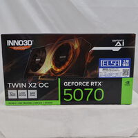 中古  Inno3D GeForce RTX 5070 TWIN X2 OC 12GB（RTX5070 12GB） 3480041382 