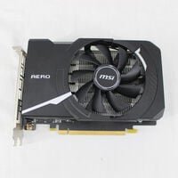 中古  MSI GeForce GTX 1650 D6 AERO ITX OCV1（GTX1650 4GB） 3480034756【8/14価格改定!】 