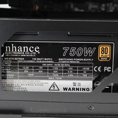 【富山本郷店】中古  iiyama LEVEL &infin;(AMD Ryzen 7 7800X3D/32GB/SSD1TB/なし/NVIDIA GeForce RTX 4070 SUPER 12GB/W11H64 MAR) 189786 