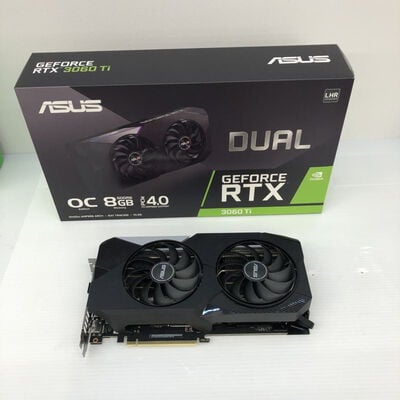 【徳島住吉店】中古  ASUS DUAL-RTX3060TI-O8G-V2 (RTX3060Ti 8GB) 175522 