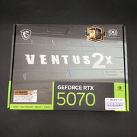 中古  MSI　GeForce　RTX　5070　12G　ＶＥＮＴＵＳ　2Ｘ　ＯＣ 3410013855 