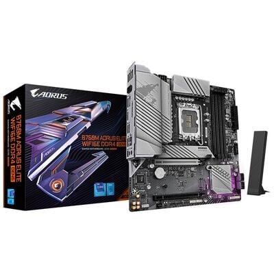 GIGABYTE  B760M AORUS ELITE WIFI6E DDR4 GEN5 (B760 1700 MicroATX) 