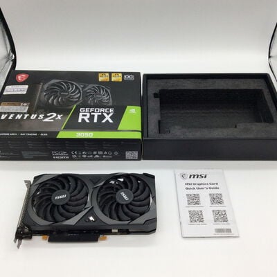 【浜松店】中古  MSI GeForce RTX 3050 VENTUS 2X 8G OC (RTX3050 8GB) 1300007903 
