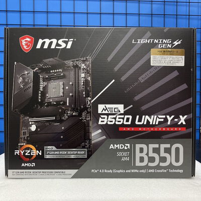 【新潟店】中古  MSI MEG B550 UNIFY-X (B550 AM4 ATX DDR4) 3290006288 