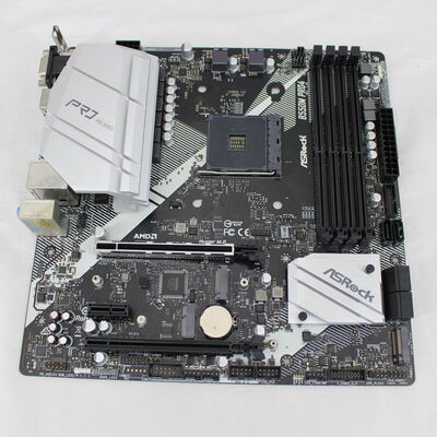 【通販センター】中古  【リテンションキット欠品】ASRock B550M Pro4 (B550 AM4 mATX DDR4) 142938 