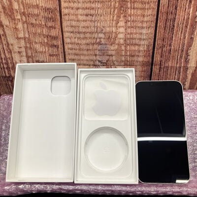 【富士青葉店】中古  【docomo版SIMフリー】Apple iPhone14 6.1インチ 128GB (スターライト) MPUQ3J/A 154870 