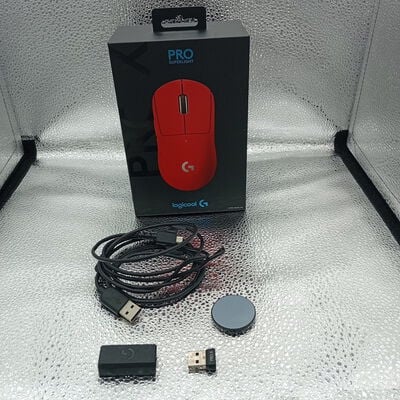 【大須店】中古  Logicool PRO X SUPERLIGHT Wireless Gaming Mouse G-PPD-003WL-RD  3120023229