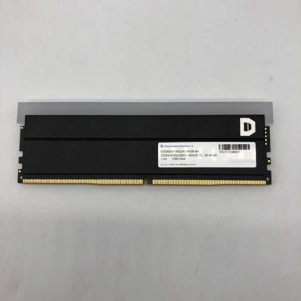 中古 ﾄﾞｽﾊﾟﾗｾﾚｸﾄ D5D6000-16G2A1-RGB-BK(DDR5-6000 16GB) 4640002536