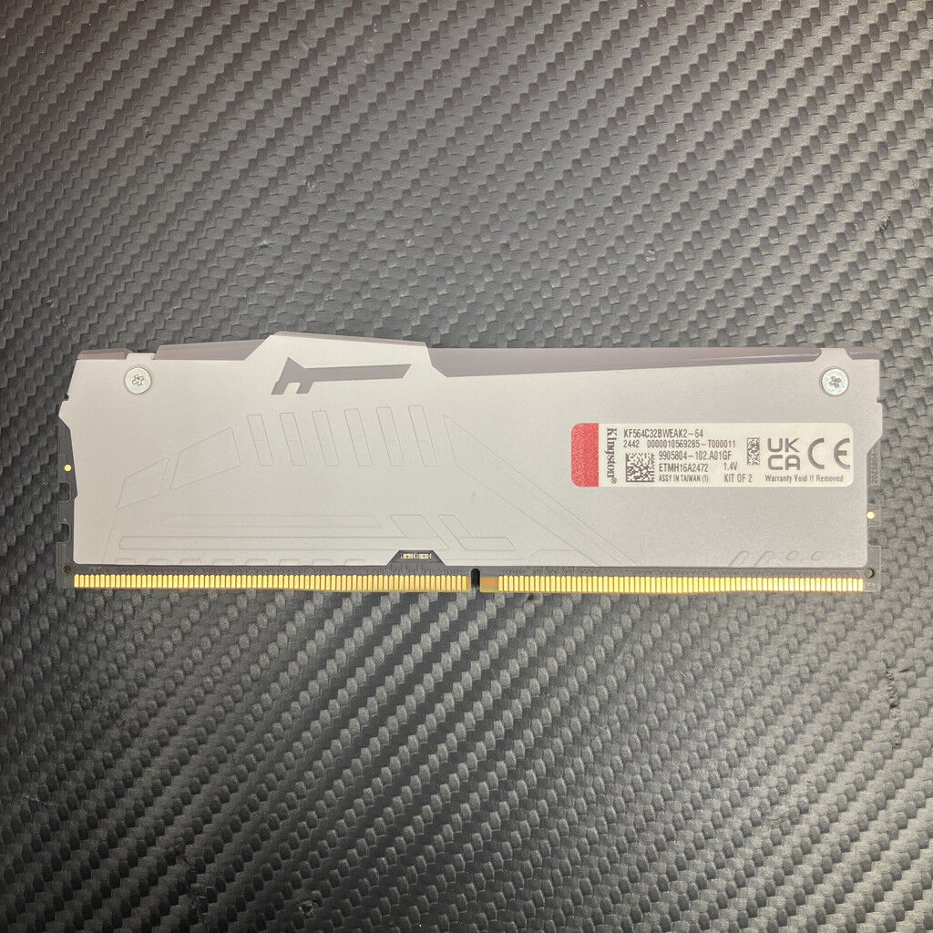 中古 Kingston FURY Beast White RGB 32GB (PC5-51200 32GB DDR5-6400