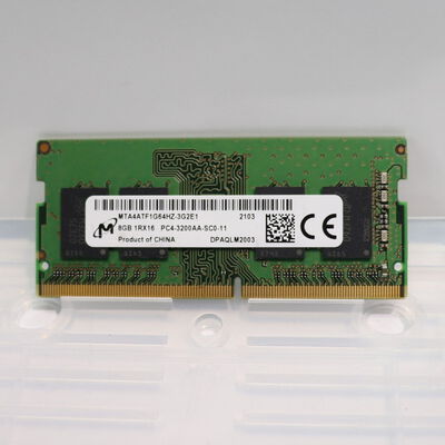 【札幌店】中古  PC4-25600 8GB ノート用(DDR4-3200) 158771 