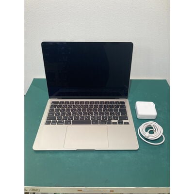 【浦添城間店(沖縄)】中古  Apple MacBook Air (13インチ/M3/2024) (M3/16GB/SSD256GB/WLAN/13.6WQHD/) 4760001309 