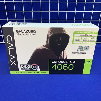 【横浜駅前店】中古  玄人志向 GK-RTX4060-E8GB/WHITE/DF (RTX4060 8GB) 158767 
