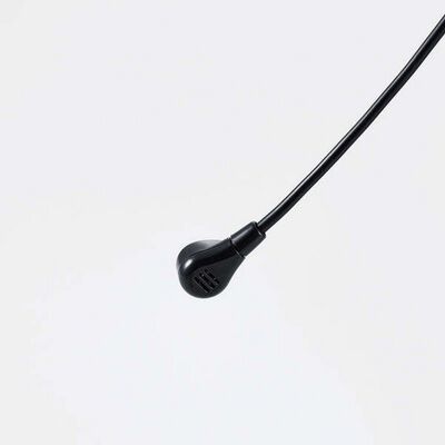 エレコム  HS-NB06TBK (折りたたみ式ネックバンドタイプ ヘッドセット 有線 4極&phi;3.5mm) 