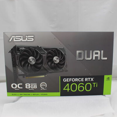 【通販センター】中古  ASUS DUAL-RTX4060TI-O8G (RTX4060Ti 8GB) 158564 